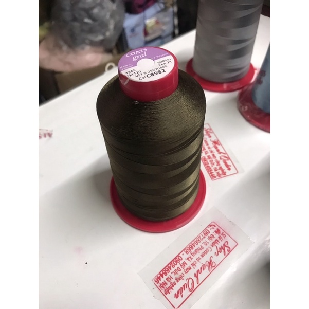 Chỉ thêu Coats cuộn 3000m dùng cho máy thêu vi tính. Giao đơn từ 50k