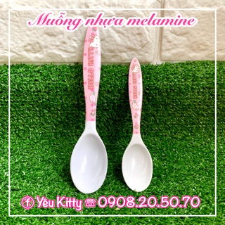🎀MUỖNG NHỰA MELAMINE HELLO KITTY🎀