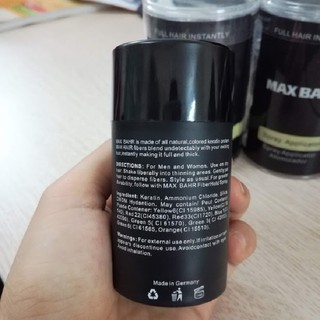 bột phủ dày tóc, làm dày tóc thưa, phủ dày đầu hói (combo bột phủ và vòi phun)