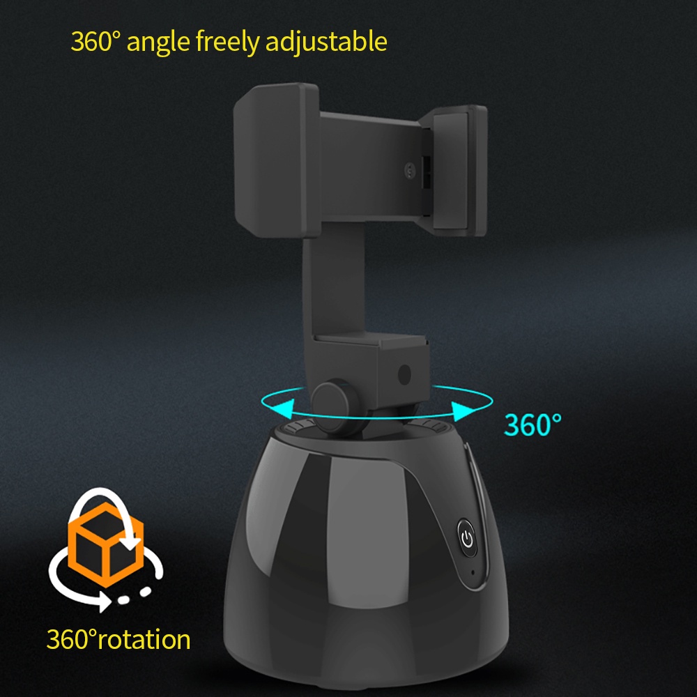 Giá Đỡ Điện Thoại / Máy Ảnh Quay Tự Động Xoay 360 Độ Để Bàn Cho Điện Thoại Di Động