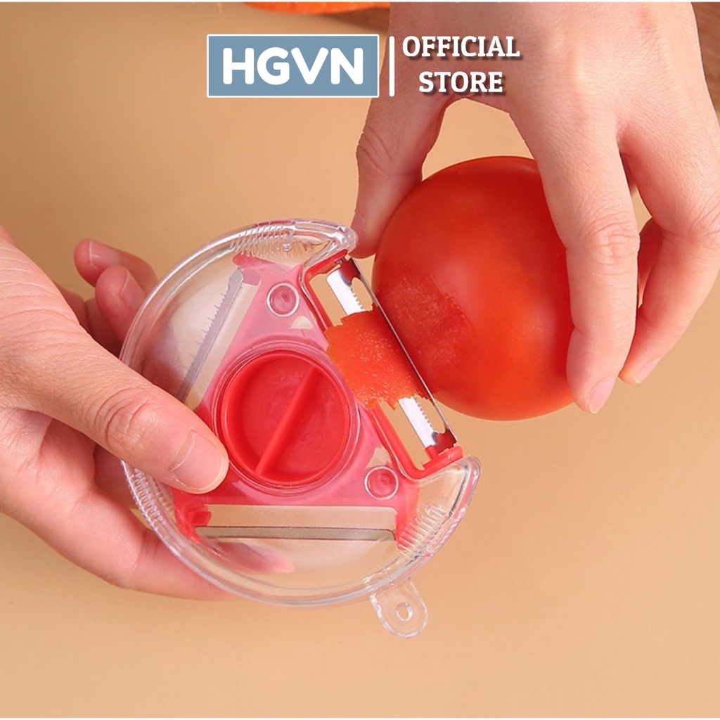 Dụng Cụ Nạo Gọt Củ Quả HGVN Mẫu Mới 3in1