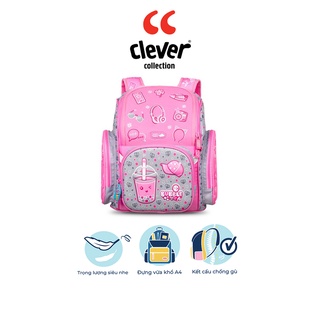 Ba Lô CLEVER HIPPO Fancy - Boba Dễ Thương BC1208/PINK