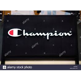 Decal Logo Sticker Patch in áo ủi trực tiếp lên vải chữ Champion trắng đỏ