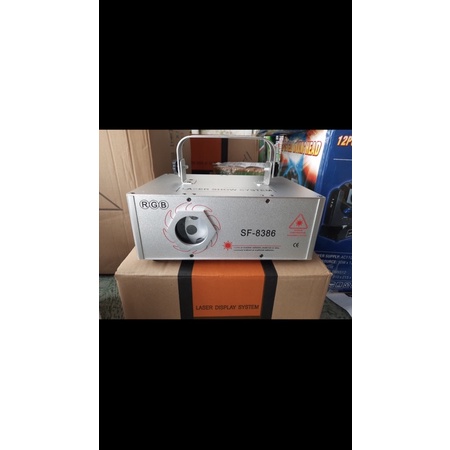 Laze SF 8386. Hệ thống hiển thị LAZER SF-8386 RGB .   Đây là một dòng Laze 7 màu với chi phí thấp ch