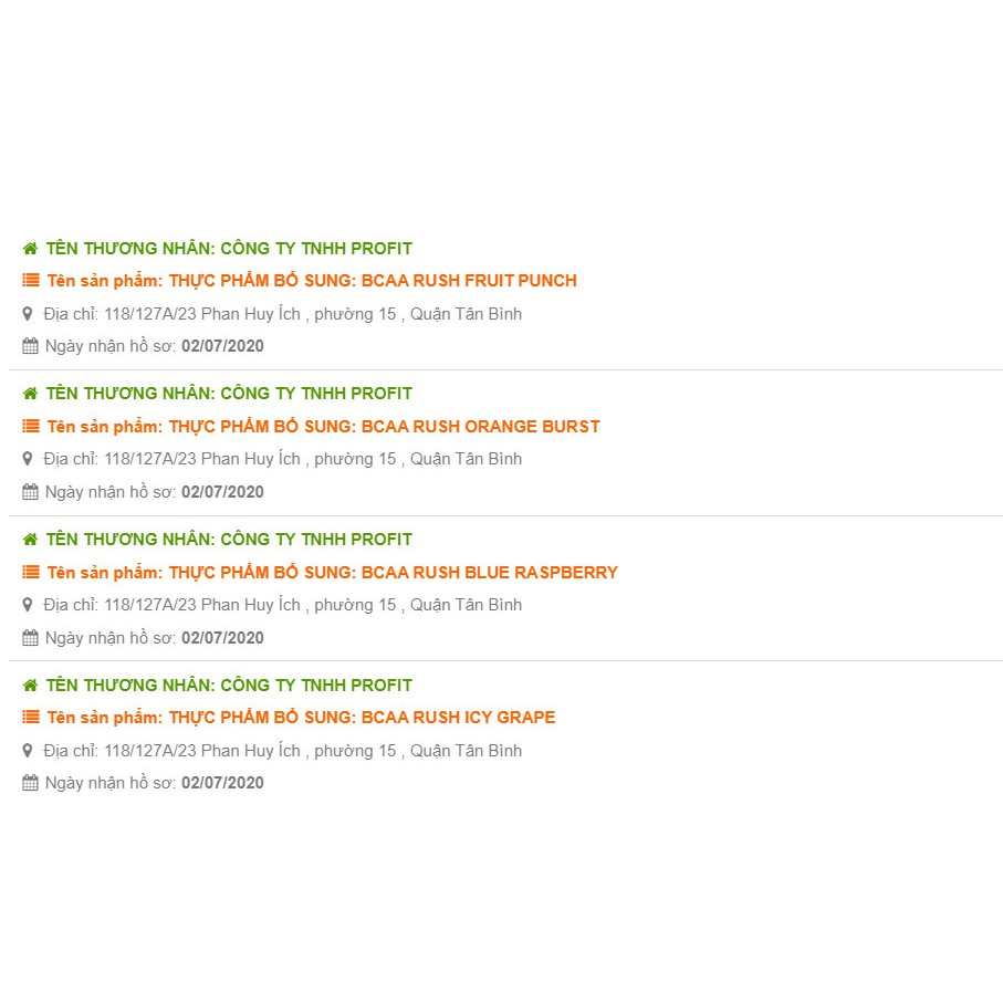 Tăng Sức Bền BCAA RUSH BioX Hộp 405g