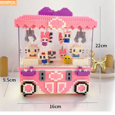 LEGO MÁY GẮP THÚ 3D - MINI BLOCK ĐỒ CHƠI XẾP HÌNH TRÍ TUỆ