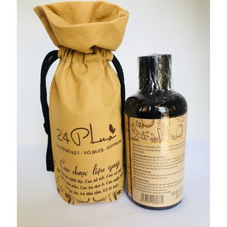 Cao bồ kết-vỏ bưởi-saffron 24plus chính hãng Chai 225ml