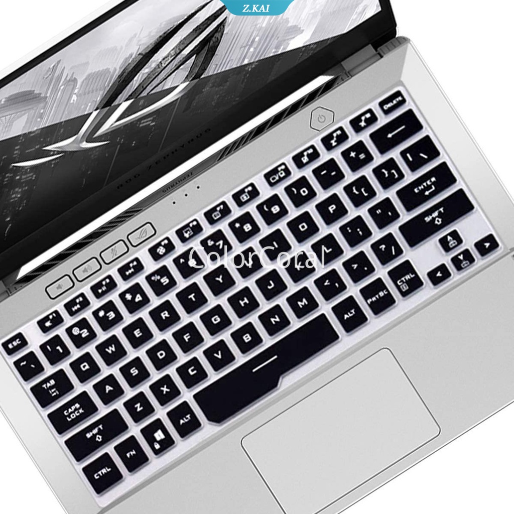 Bàn Phím Silicone Bảo Vệ Chống Thấm Nước Cho ASUS ROG Zephyrus G14 2021 2020 2019 G14 GA401 GA401IH GA401IU GA401IV 14"