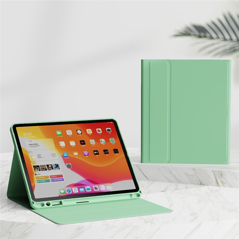 Bao da máy tính bảng siêu mỏng nhẹ có bàn phím và ngăn cắm bút cho SAMSUNG GALAXY TAB