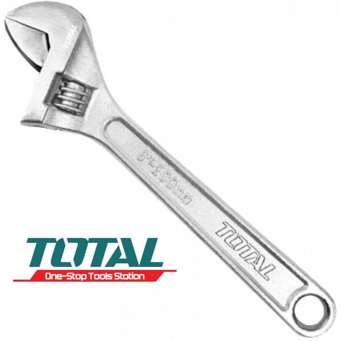 Total Mỏ lết 200mm 8inch Adjustable Wrench THT101083