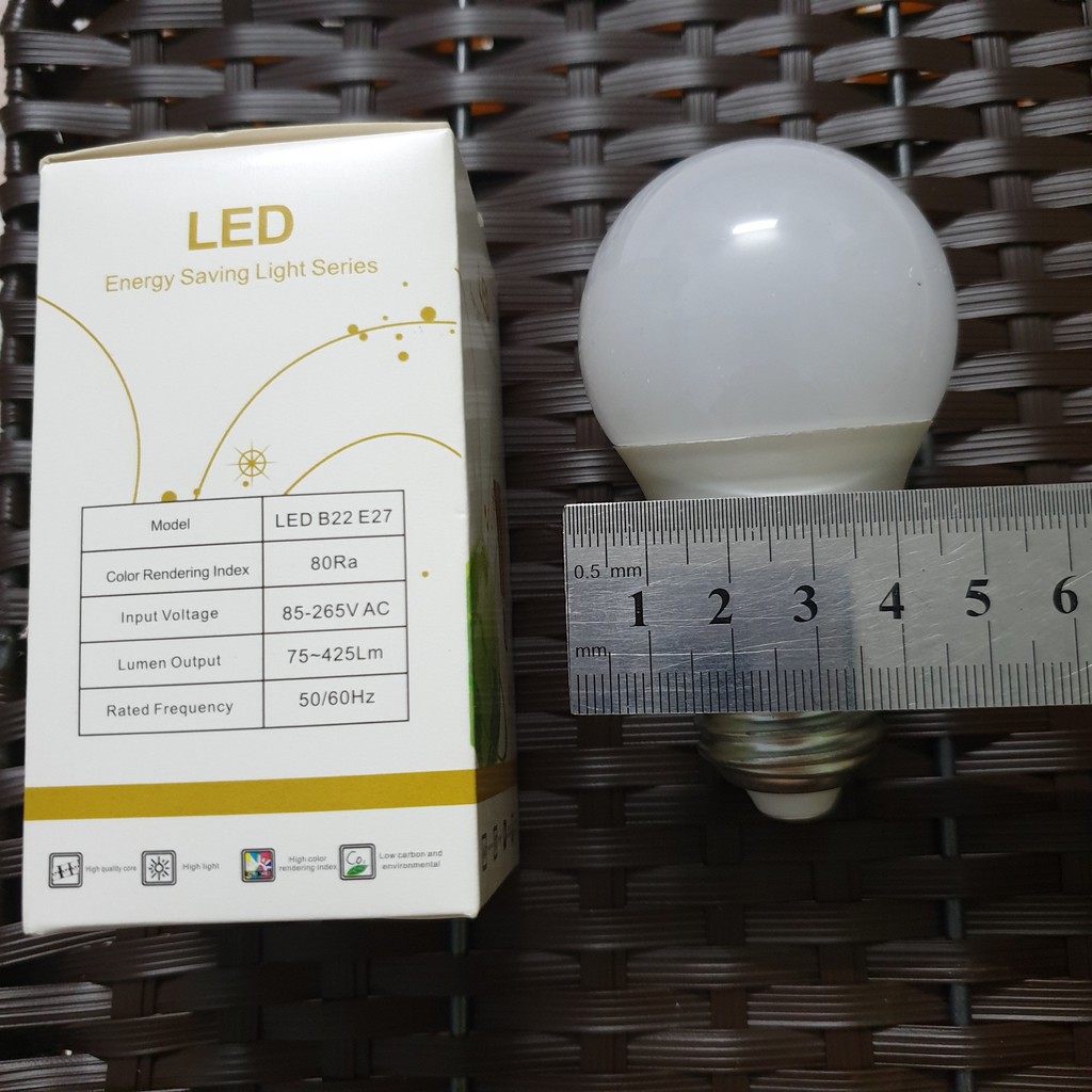 Bóng đèn led BULB 5w (Trắng - Vàng)