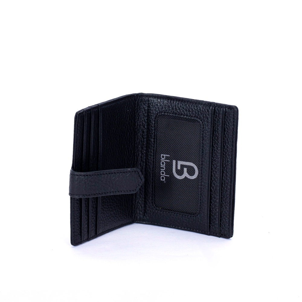 Ví đựng card da bò thật, chất liệu da hạt Nappa, thương hiệu Blanda 8VNBH06