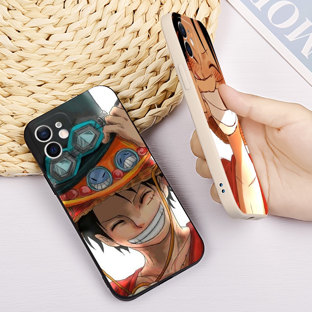 Ốp điện thoại Luffy 3 kiểu cho iPhone 11 Pro Max iPhone 7 8 6 6s Plus iPhone X XS XR Max H081