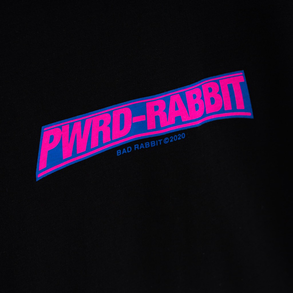 Áo Thun Unisex Bad Rabbit Power Đen 100% Cotton - Local Brand Chính Hãng | BigBuy360 - bigbuy360.vn