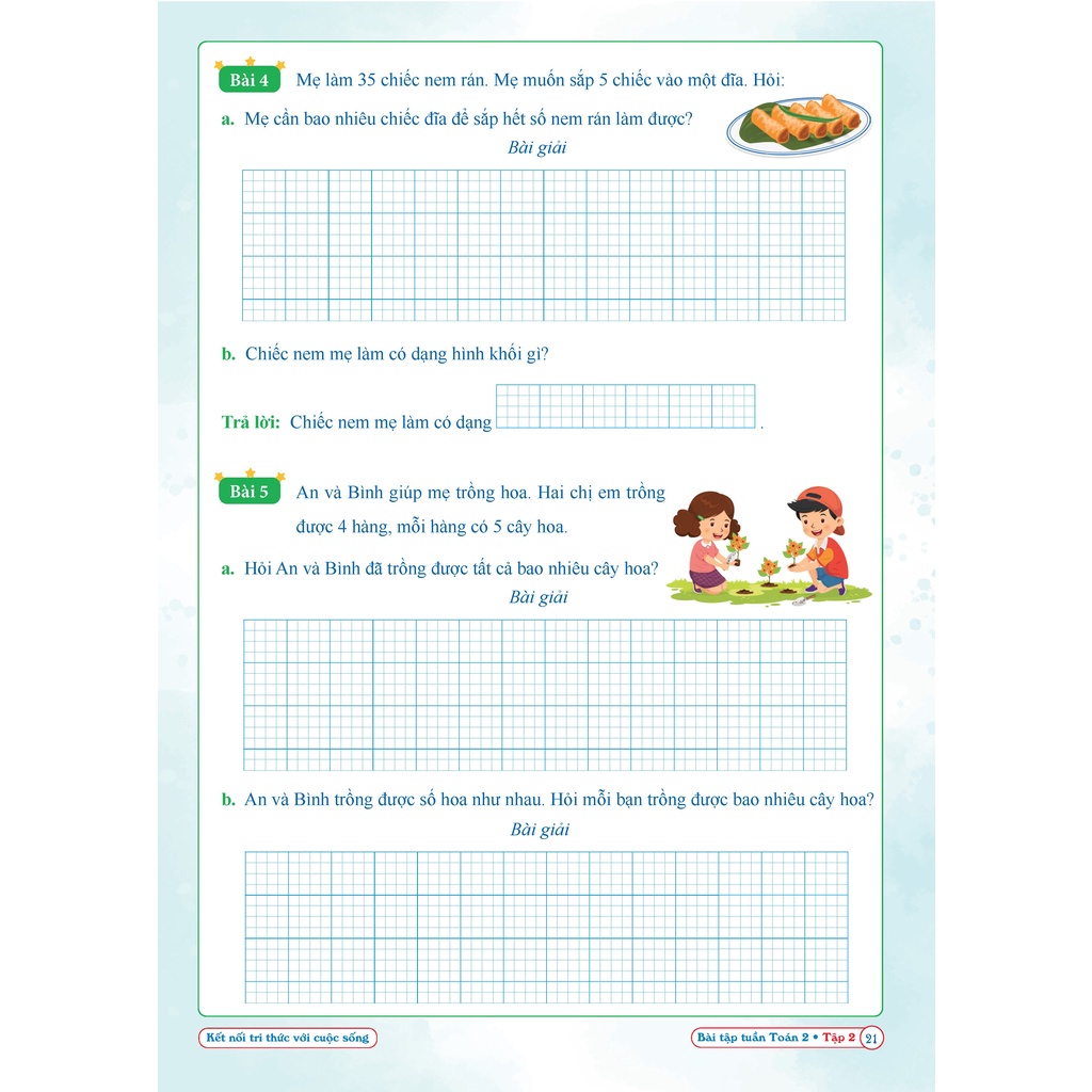 Sách - Combo 4 cuốn Bài tập Tuần, Đề Kiểm Tra Môn Toán,Tiếng Việt Lớp 2 - Tập 2 - Kết nối tri thức với cuộc sống -QK 241