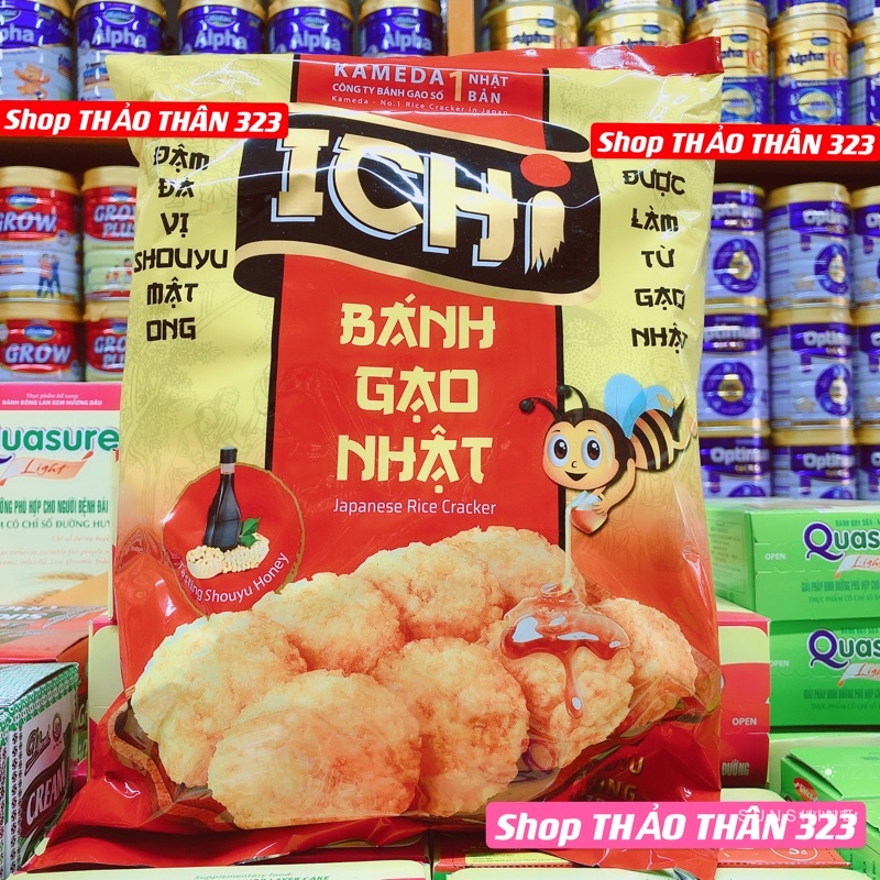 🧇Bánh Gạo ICHI NHẬT VỊ MẬT ONG Kameda GÓI TO