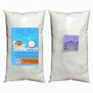 Cát Tắm Thơm Bịch 1kg Hương Hoa Thiên Nhiên cho Hamsters - Để bé luôn mát mẻ, sạch sẽ , thơm tho & lấp la lấp lánh