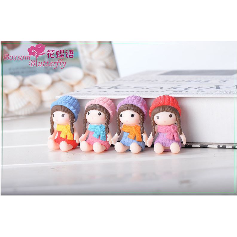 Bộ 2 búp bê tóc bím xinh xắn Minidoll