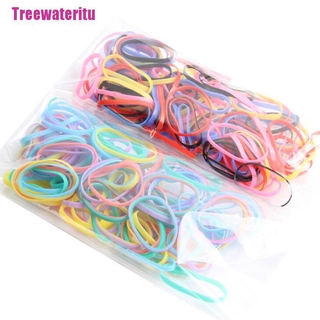 Set 100 dây thun cột tóc nhiều màu cho bé gái