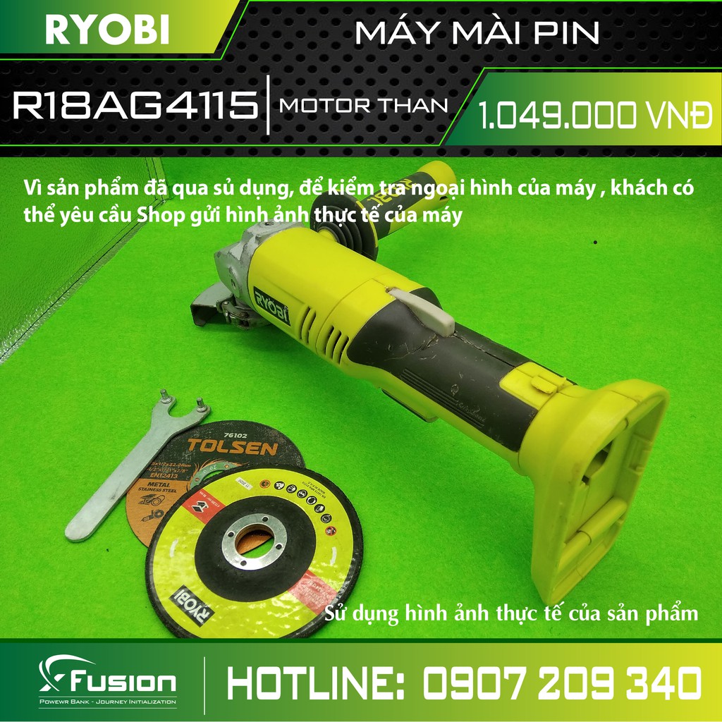 MÁY MÀI RYOBI  /  BH 6 Tháng