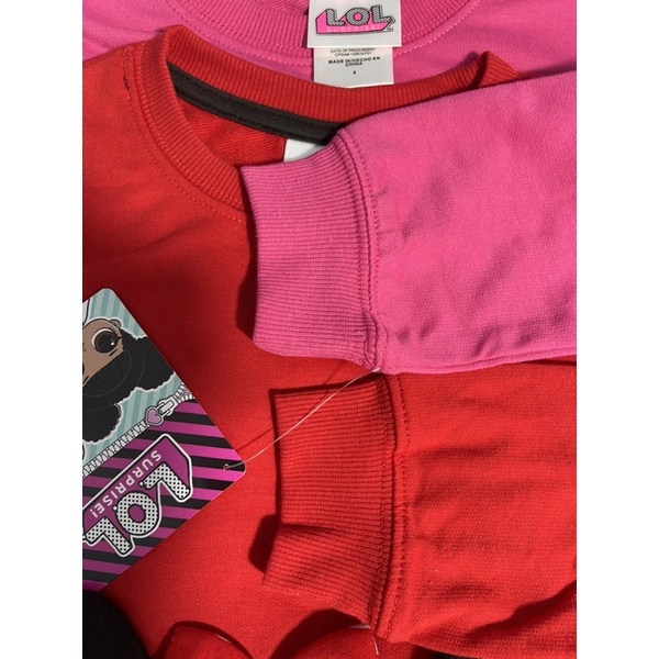 Bộ quần áo bé gái MNE LOL 2-7 tuổi  Sét bộ bé gái cotton nỉ da cá xuất dư 0822