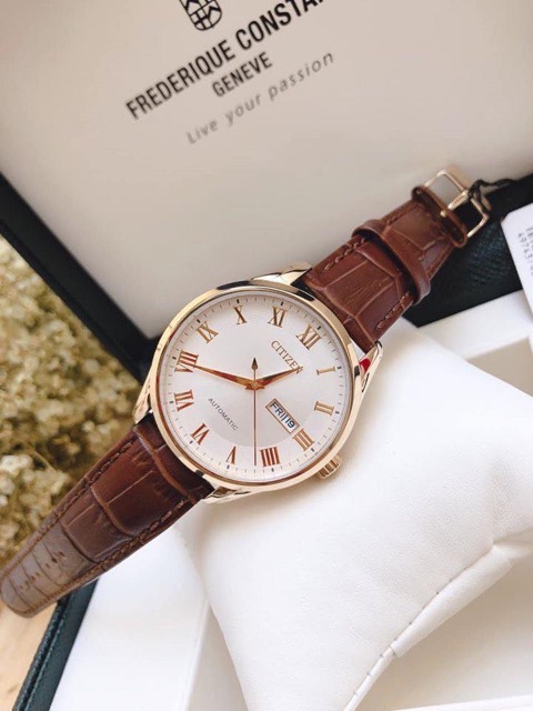 Đồng Hồ Citizen Nam NH8363-14A Brown Leather Automatic Men’s Watch