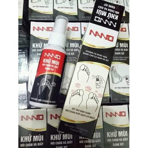 Xịt Nano Khử Mùi Hôi Chân Và Giầy