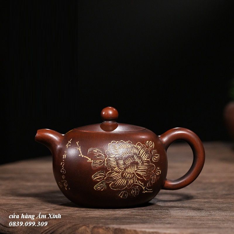 Ấm Tử Nê Khâm Châu 230 ml (Lọc tổ ong)