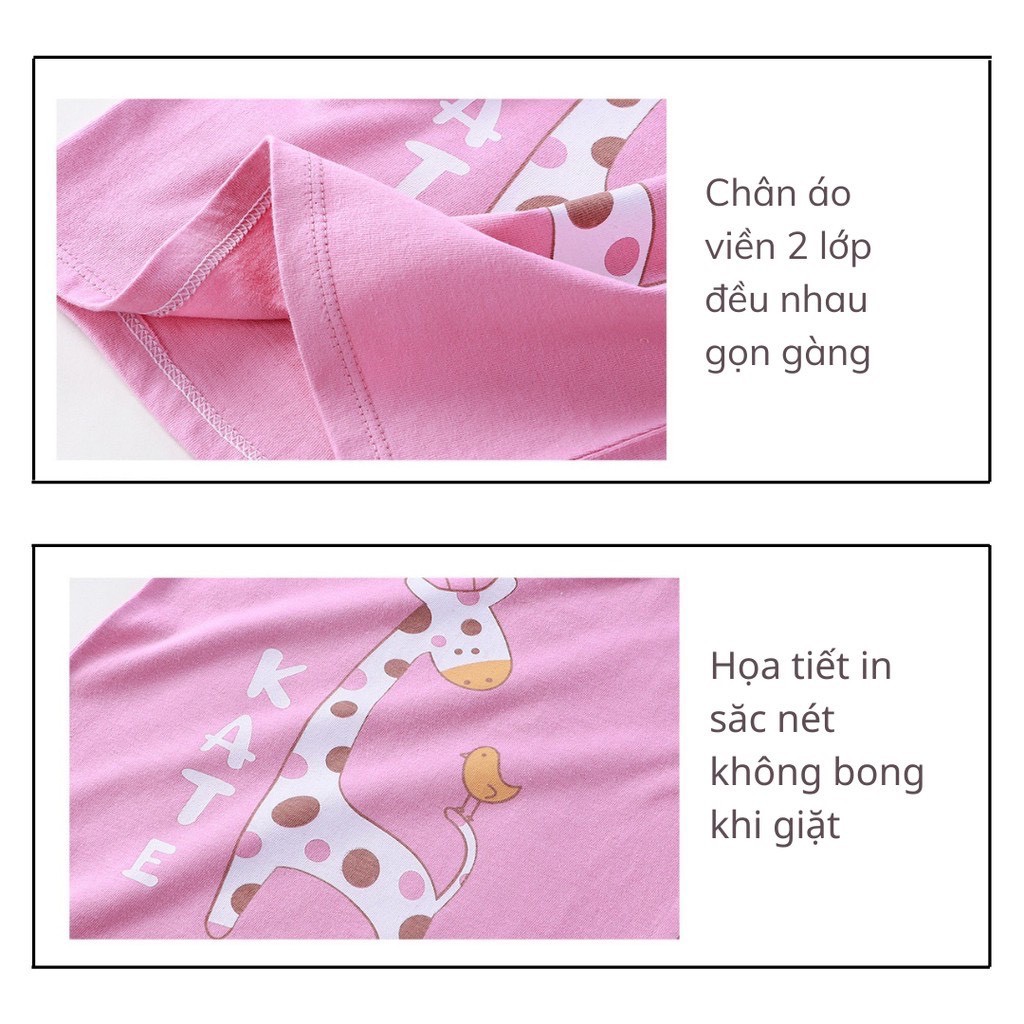 Bộ Cộc Tay Cho Bé Chất Cotton Thoáng Mát Hàng Quảng Châu Siêu Đẹp, Bộ Tay Cộc Nhiều Mẫu Cho Bé