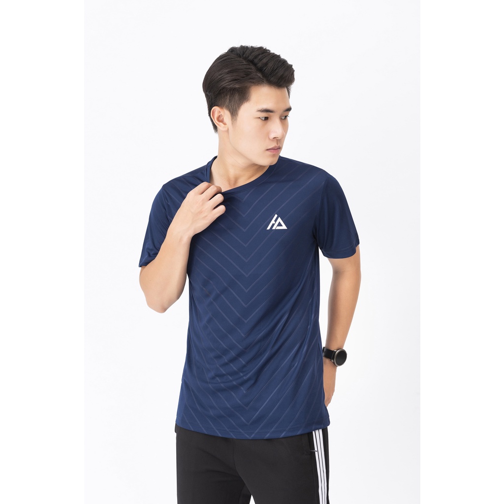 Áo thun thể thao nam JUN FASHION STORE hình tam giác, áo phông nam thấm hút mồ hôi, thoáng khí