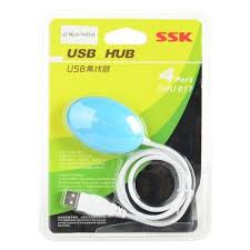 Hub Usb 4 Cổng SSK SHU 017- Chính Hãng Phân Phối - Thiết Kế Tinh Xảo