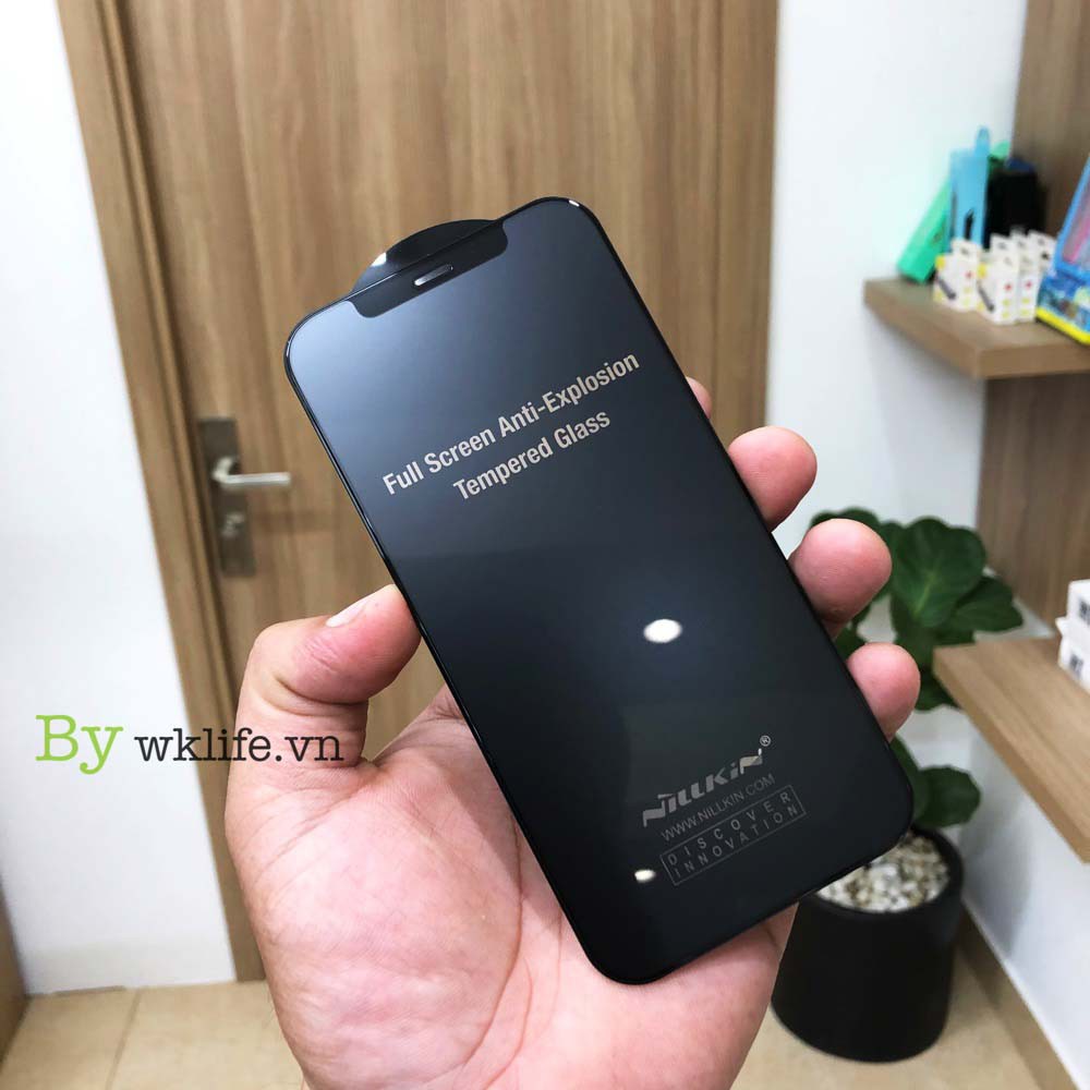 Cường Lực iPhone 12 Pro Max Nillkin FogMirror Chống Vân Tay