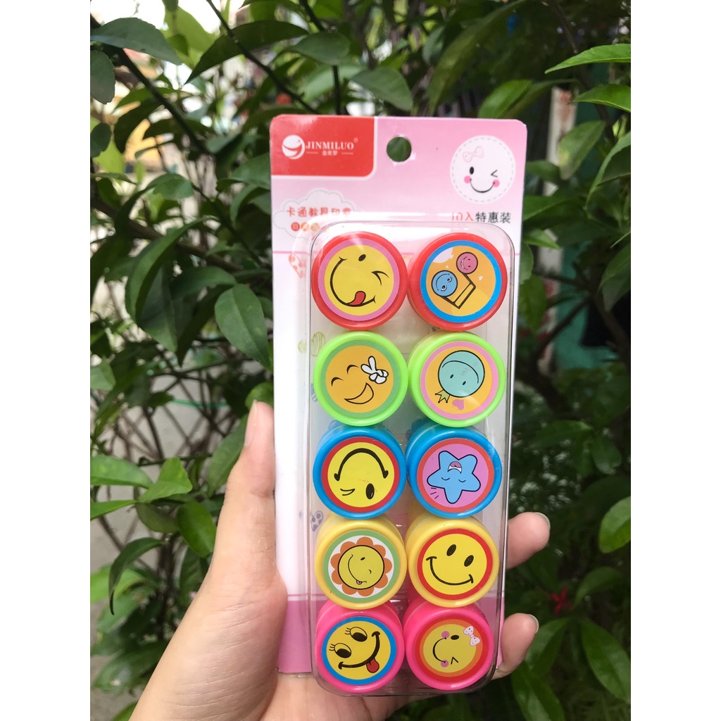 SET 10 DẤU MỘC IN HÌNH DỄ THƯƠNG