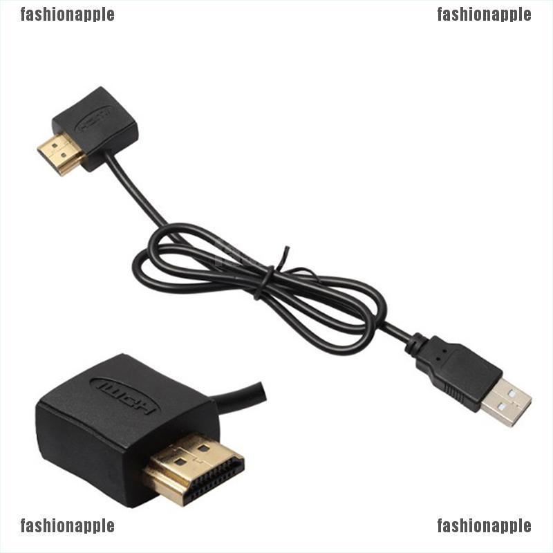 FAVN Bless HDMI Male To Female Adapter with USB Power Supply Connector Converter Cable Glory
