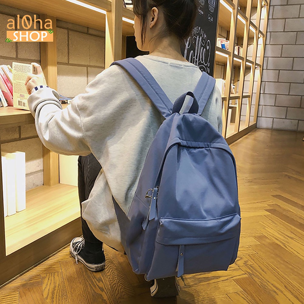 Balo - cặp sách Ulzzang Basic đi học, đi làm, du lịch, đựng laptop B088 Unisex nam nữ phong cách thời trang, cá tính