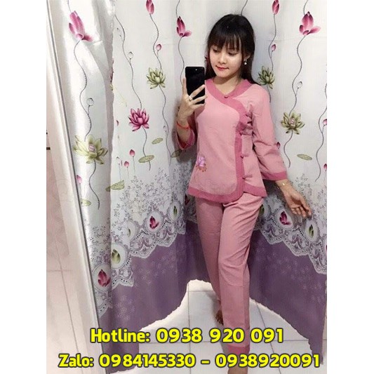 Đồ lam đi chùa nữ mẫu tim phối