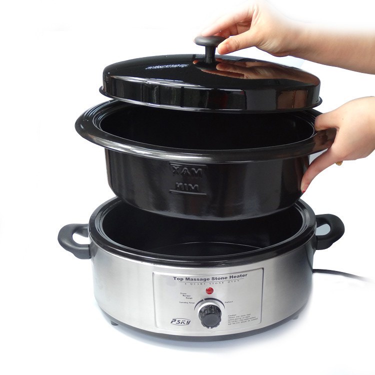 [BH 12TH] Nồi Hấp Đá Nóng Massage Chuyên Dùng Trong Spa Đông Y Dưỡng Sinh. Làm BoDy.