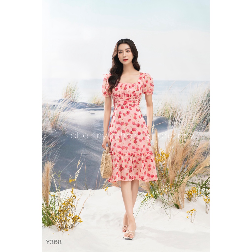 Váy hoa tiểu thư Y368