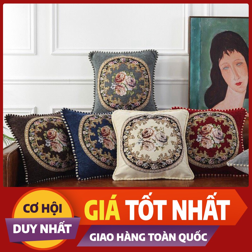 Gối tựa Tây Âu 45x45 sang trọng