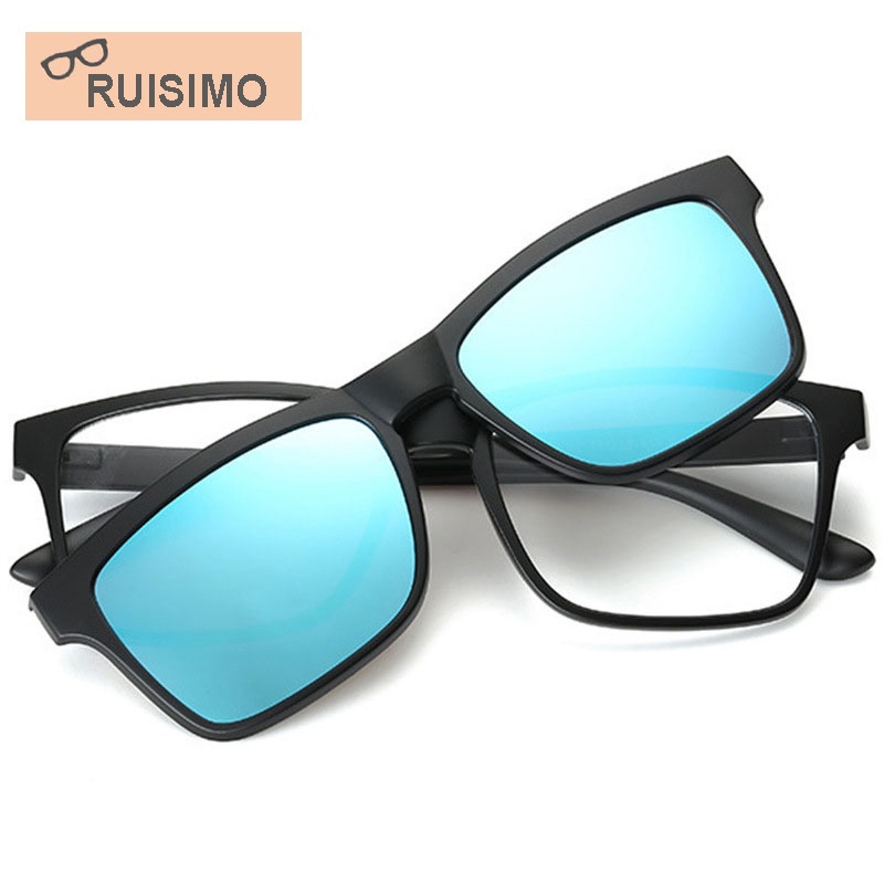 RUISIMO Kính mát phân cực từ tính thời trang dành cho cả nam và nữ CT220C2ZB