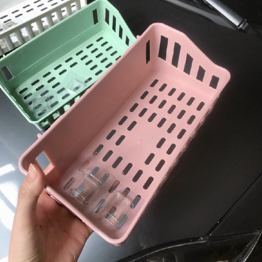 Kệ để đồ dùng nhà bếp, nhà tắm nhựa dán tường loại lớn
