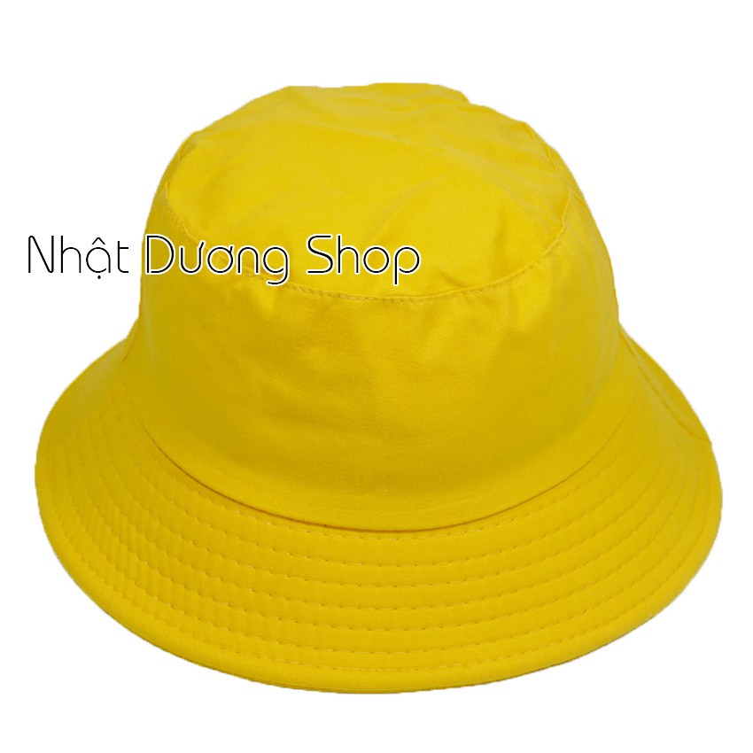 Nón tai bèo bucket trơn - Chất liệu Cotton thoáng mát cho người đội thích hợp cho mọi người