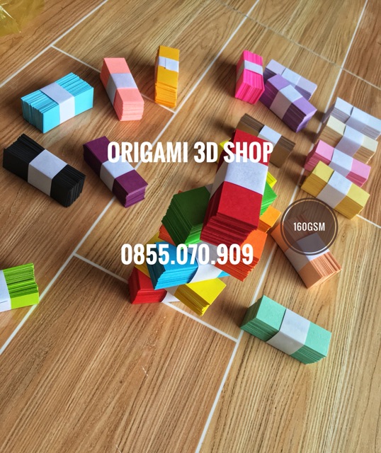 Giấy Ori 3D cắt sẵn