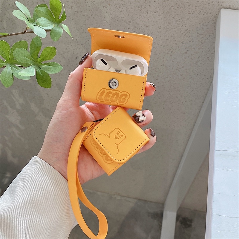 Ốp airpods TPU da nắp hít l cho airpods pro/ airpods 3/ airpods 2 - Bao da TPU trẻ trung