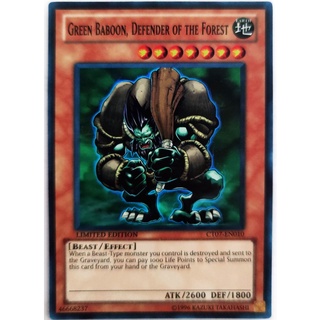 [Thẻ Yugioh] Green Baboon, Defender of the Forest |EN| Super Rare