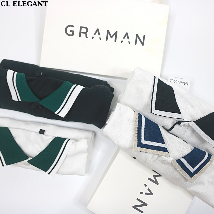 Áo Polo nam cổ bẻ phối màu vải cá sấu Cotton xuất xịn,chuẩn form,sang trọng-lịch lãm ELEGANT