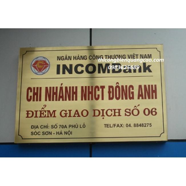 BIỂN CÔNG TY BẰNG INOX GIÁ RẺ - GIAO HÀNG TOÀN QUỐC