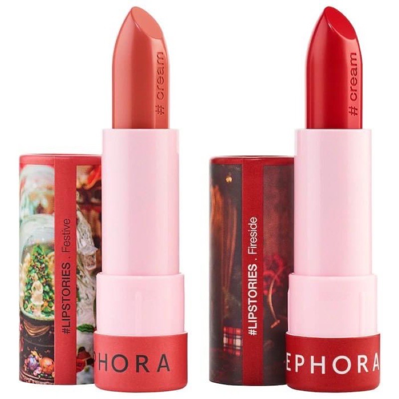 Set son lì Sephora- Holiday Kisses #Lipstories Lipstick Ornament