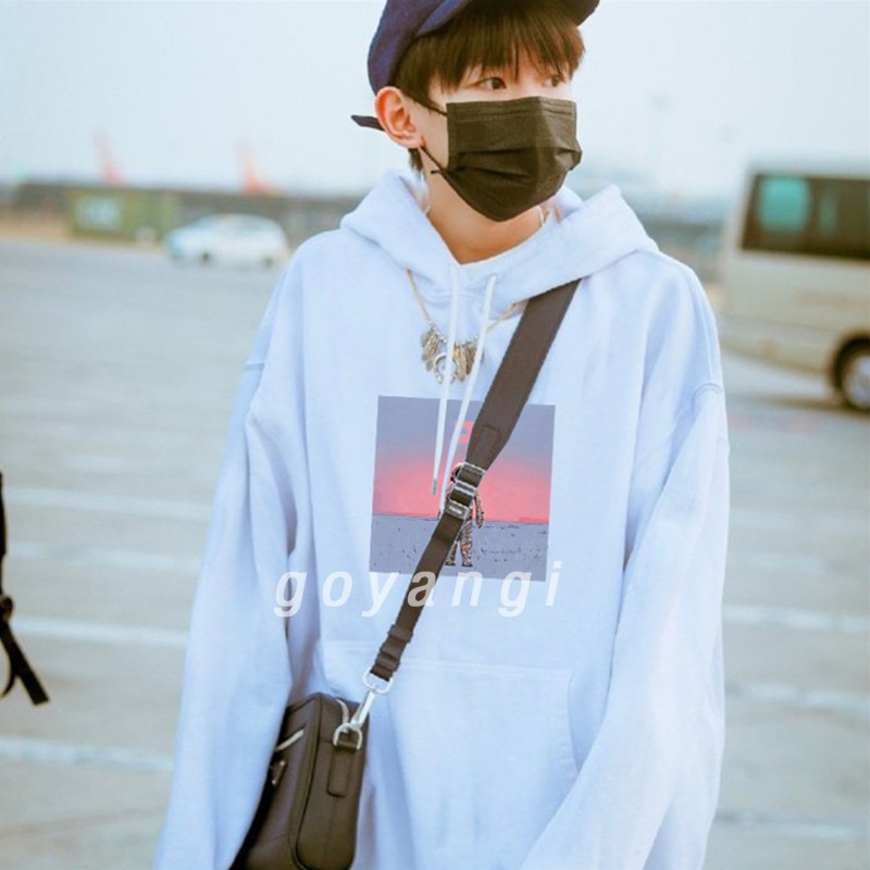 Áo hoodie goyangi Phi hành gia 2 oversize phong cách hàn quốc