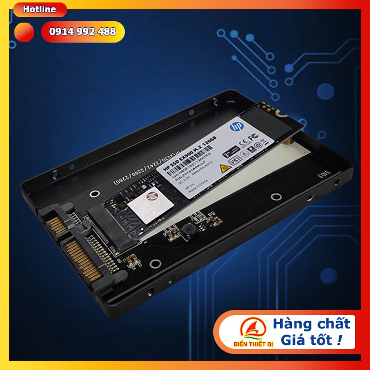 Box chuyển SSD M.2 SATA sang SATA 2.5 Vỏ nhôm - Thương hiệu Zomy. Lắp đặt ổ cứng SSD M.2 SATA  cho máy tính PC, Laptop
